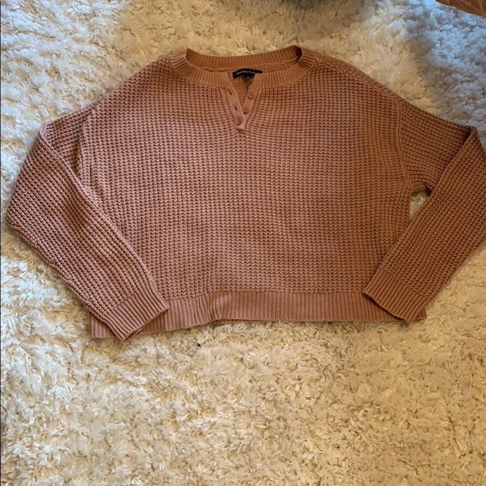 Cropped sweater